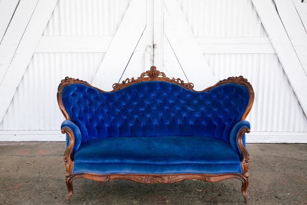 Victorian Sofa Wedding Rental