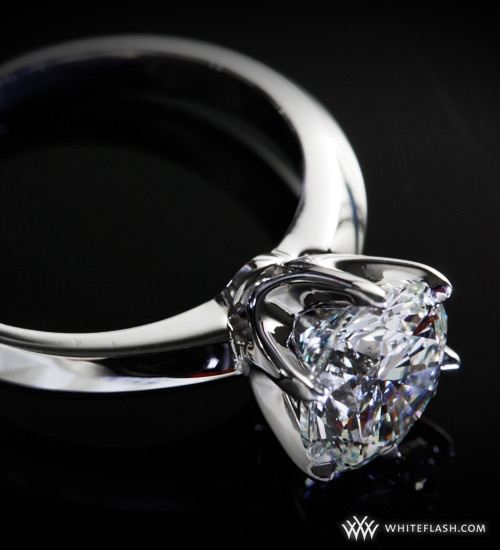 Engagement Ring Classic Tiffany KnifeEdge Diamond Setting