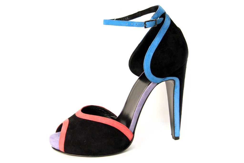 pierre hardy wedding shoes black blue red lilac | OneWed.com