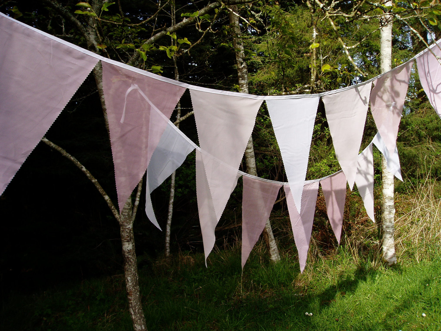 etsy wedding ideas sheer bunting for outdoor weddings