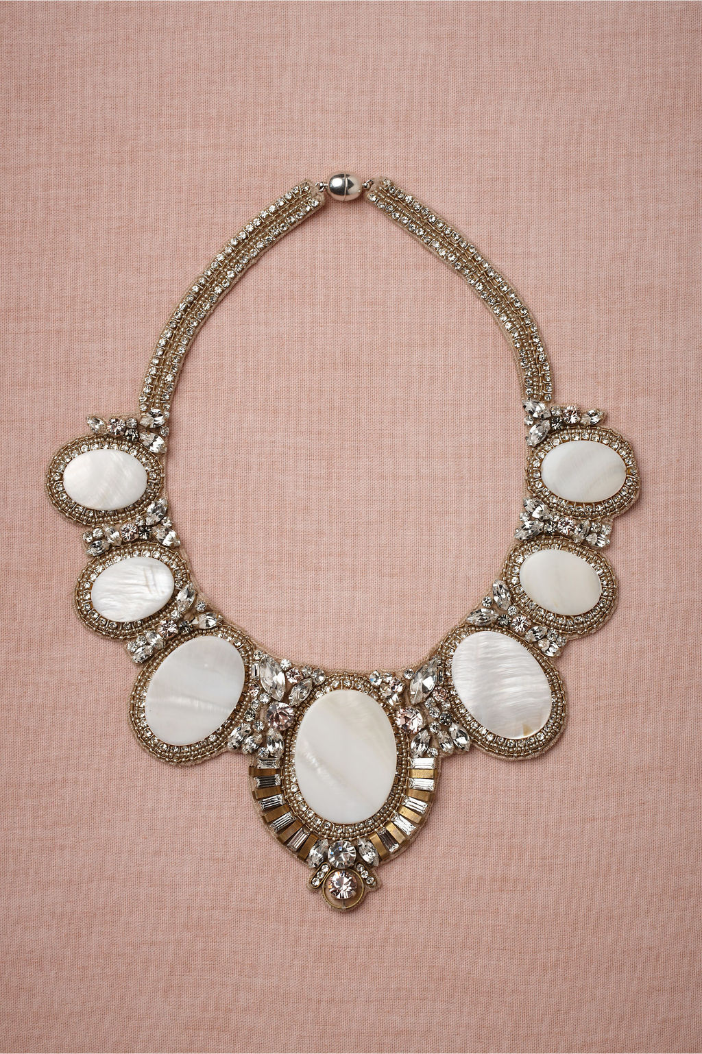 BHLDN bridal gowns wedding jewelry statement necklace 1