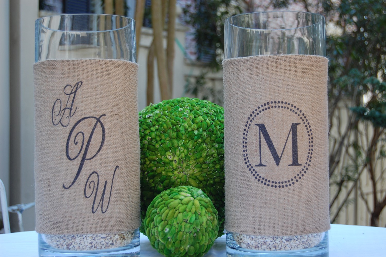 rustic-wedding-decor-burlap-wrapped-hurricane-vases.original.jpg ...