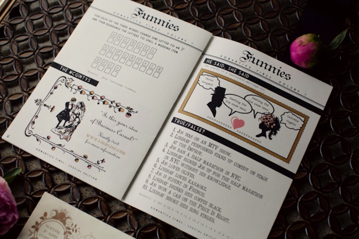 Newspaper Themed Wedding Invitation | cute funny wedding invitations newspaper themed 1 onewed com Newspaper Themed Wedding Invitation | cute funny wedding invitations newspaper themed 1 onewed com