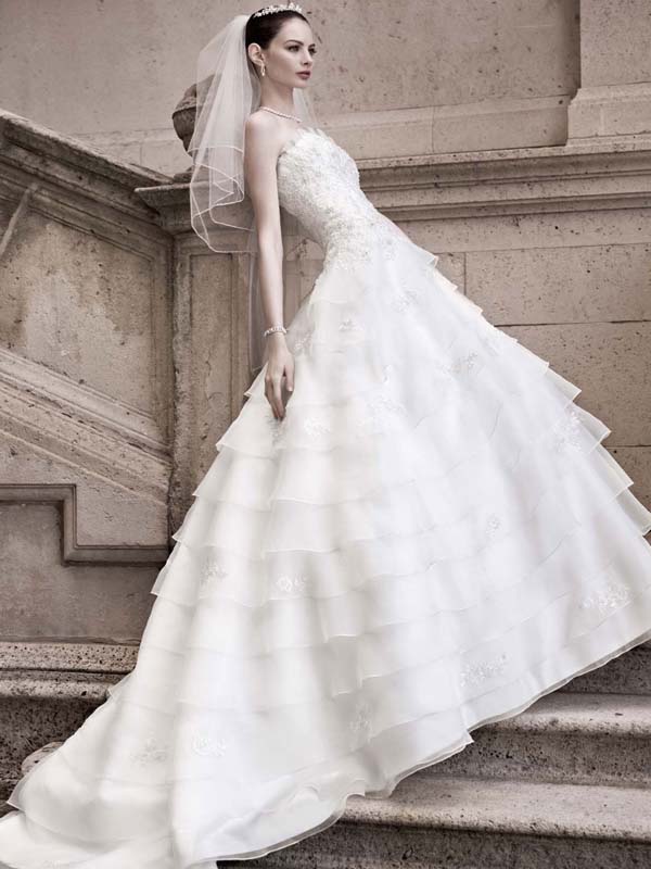 wedding dress davids bridal fall 2012 oleg cassini bridal 