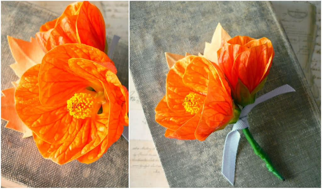 Summer-wedding-diy-projects-creative-wedding-ideas-orange-boutonniere ...