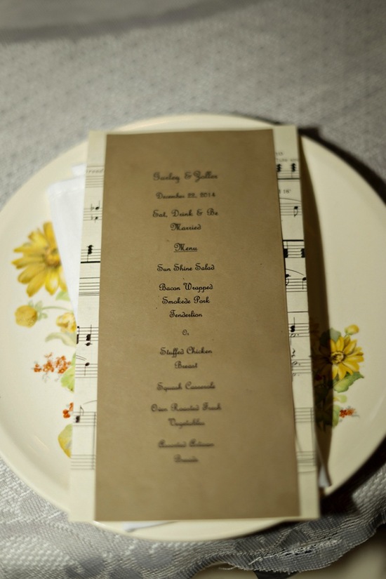 Menu for Dinner for Guests