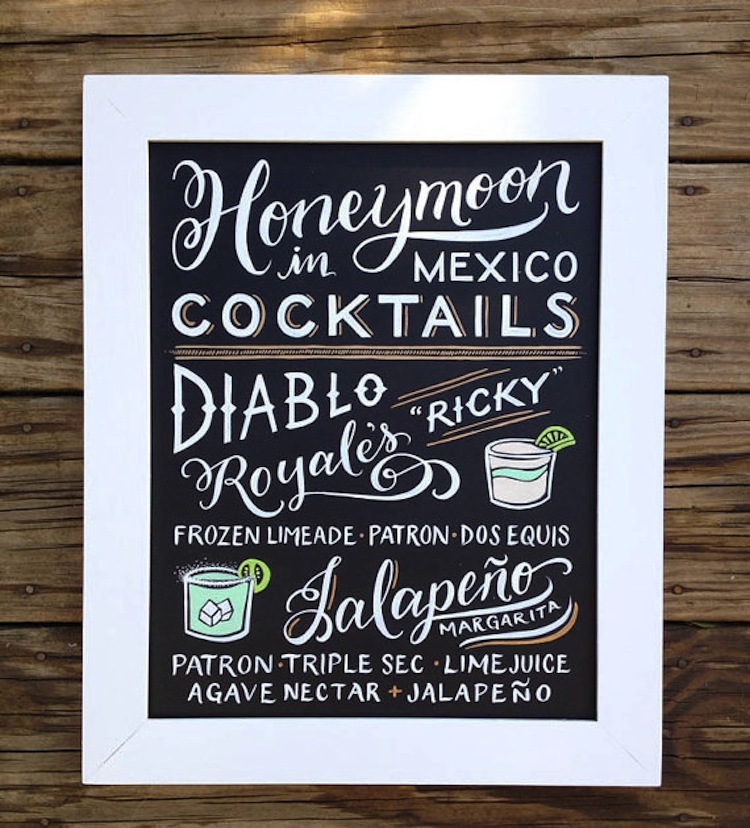 Honeymoon Inspired Cocktails