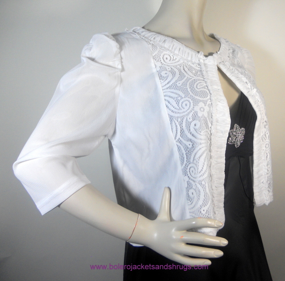 off white bolero jacket