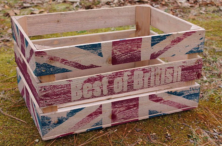 British crate