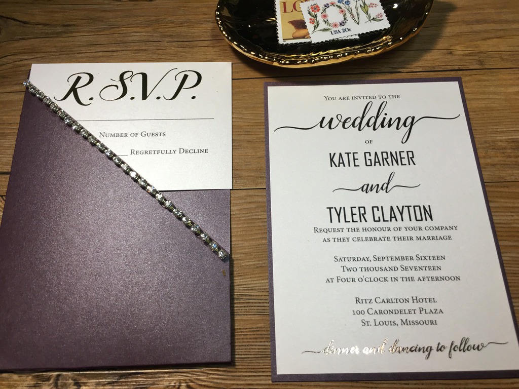 Custom Wedding Invitation