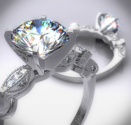 angelina jolie engagement ring emerald cut diamond engagement rings james allen