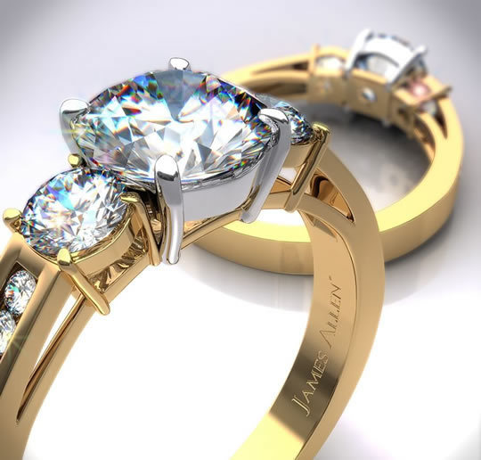 angelina jolie engagement ring emerald cut diamond engagement rings james allen