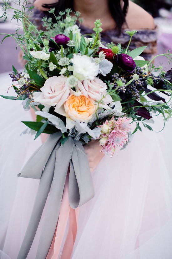 Natural wedding bouquet