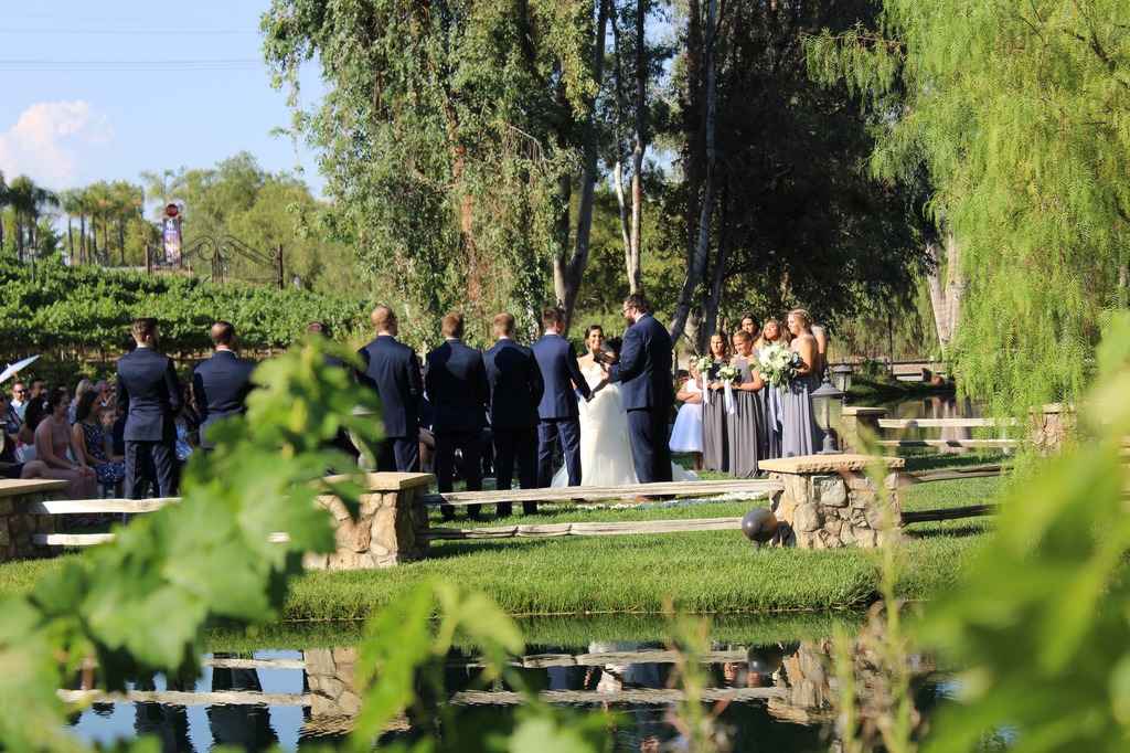 Wedding Ceremony at Lake Oak Meadows, Temecula