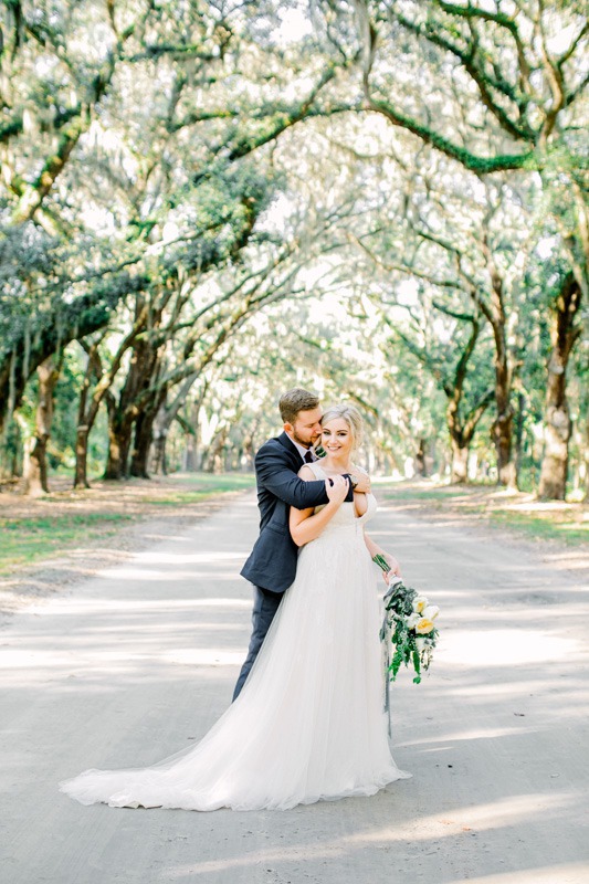 Wedding Under Oak Trees