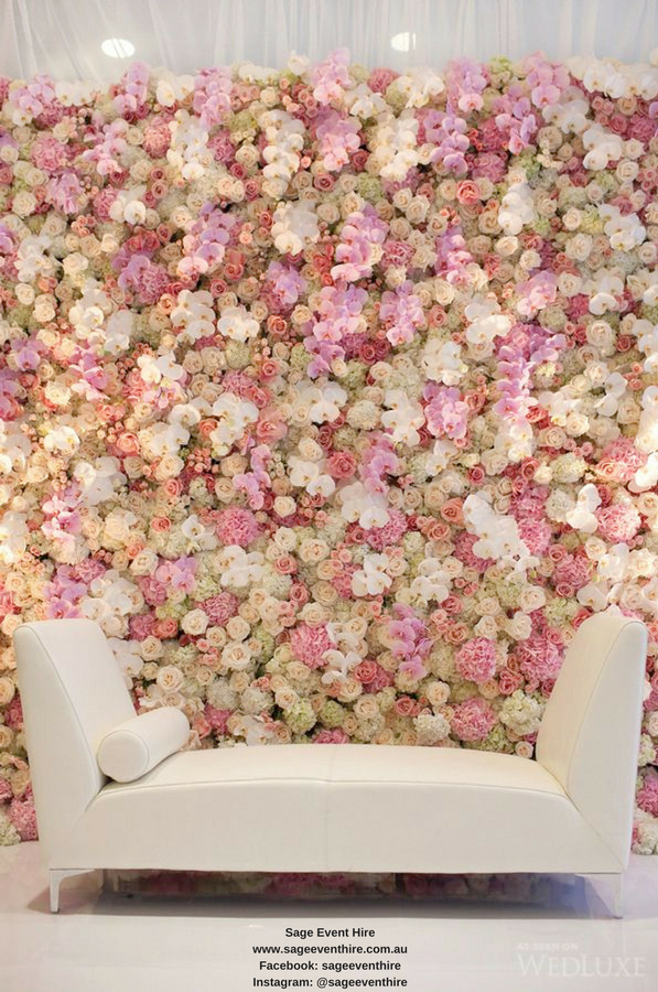 Flower Wall Gold Coast