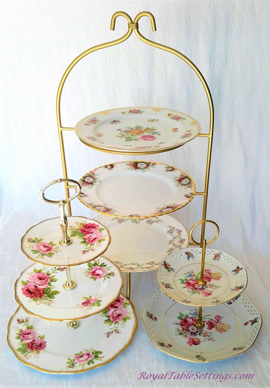 Tiered Cake Stands For Your Sweets Table or Bridal Shower!