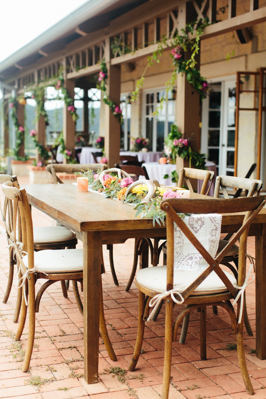 Lovely Outdoor Wedding Reception