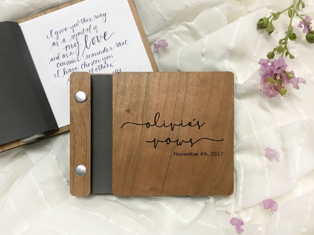 Custom Vow Book