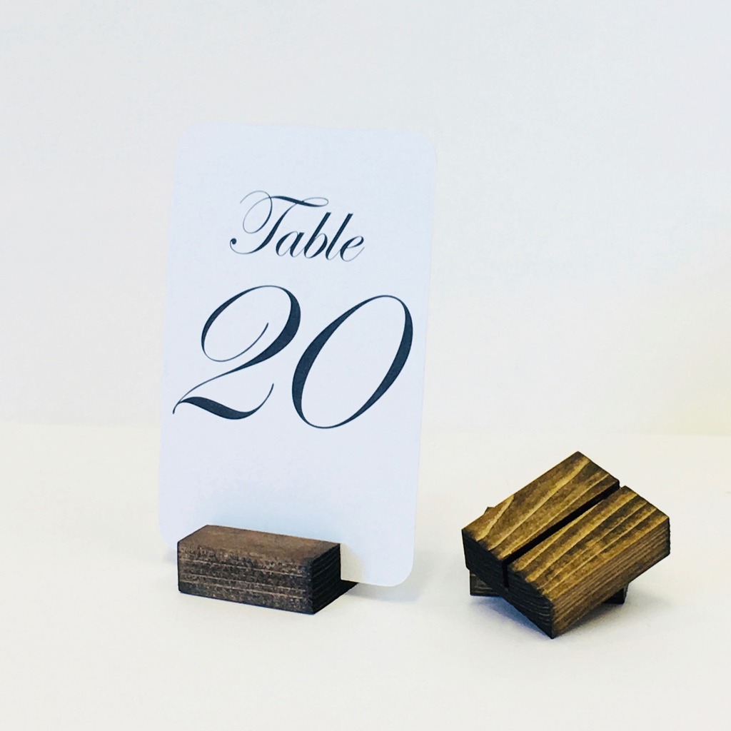 Rustic Table Number Holders