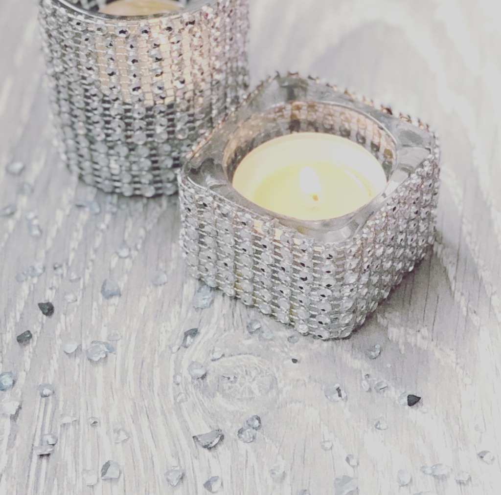Diamanté Tea Light Holders