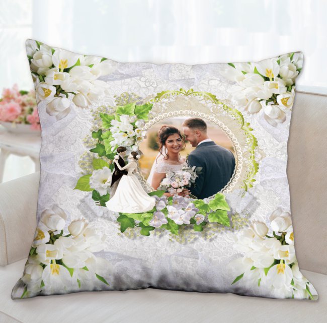 Custom Wedding and Anniversary Pillows