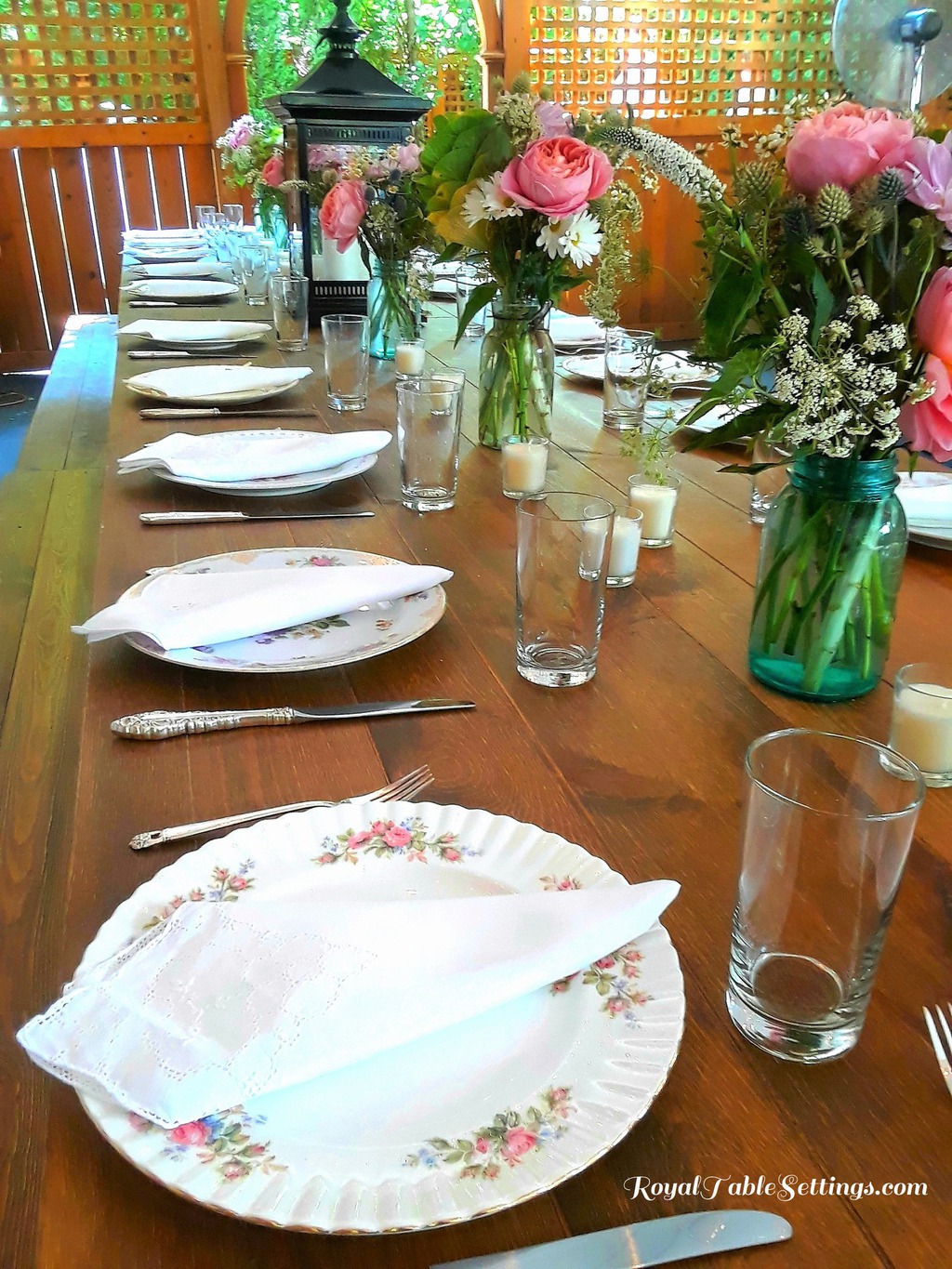Elegant Rustic Table Setting