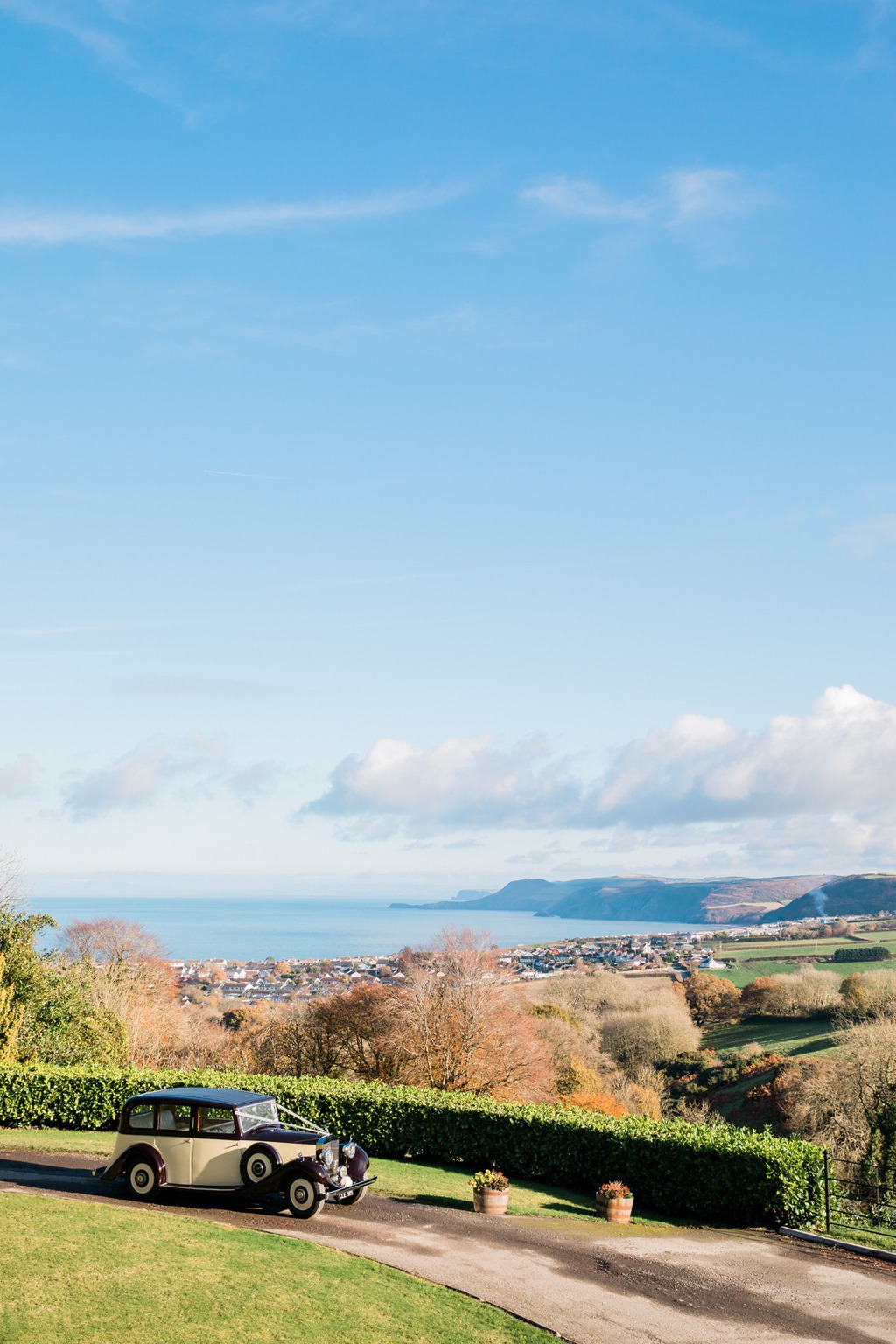 Panoramic views of Cardigan Bay.
