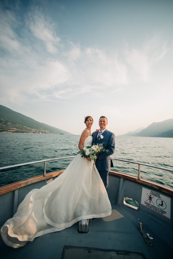 Our wedding on Lake Garda