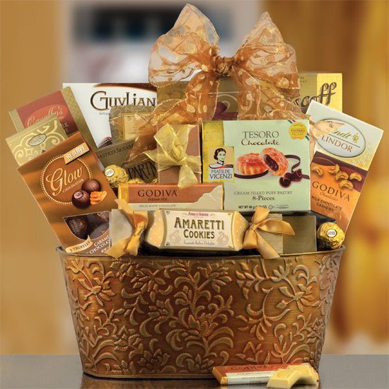 Chocolate & Wine Gift Baskets