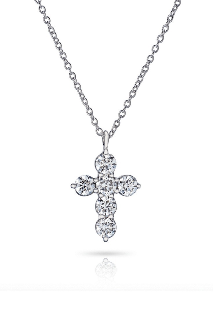 Embellished Cross Necklace