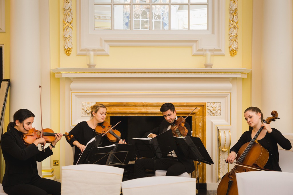 String Quartet in classic Prince's Room ceremony