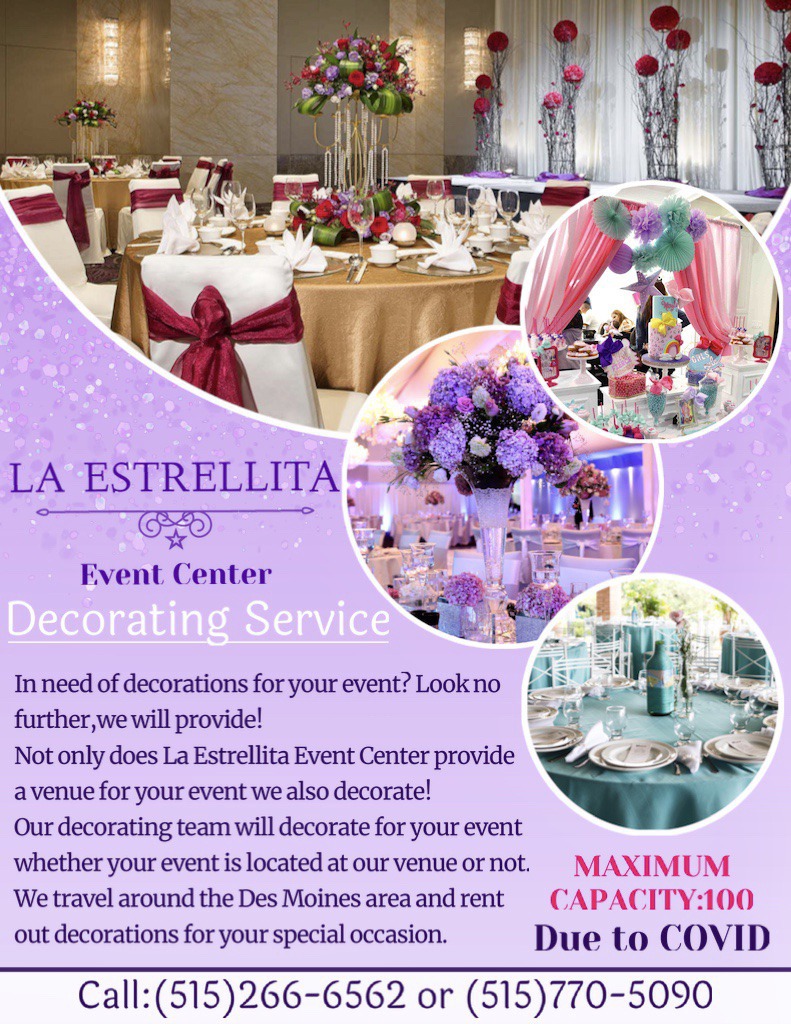 Our decorating service!