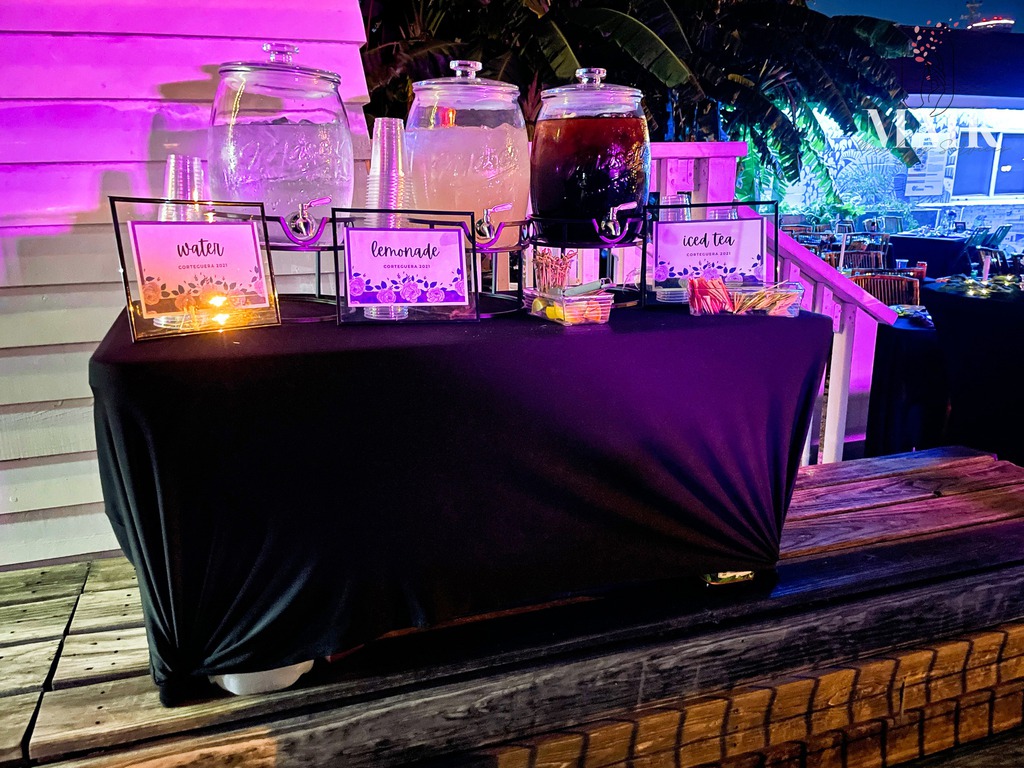 SelfServe Beverage Station Wedding