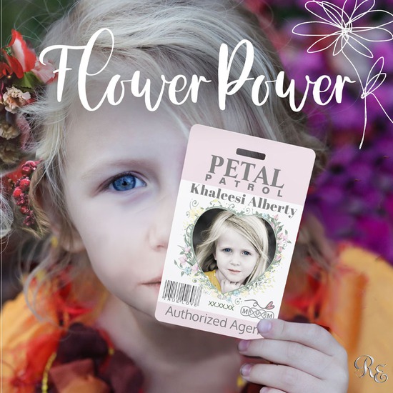 Flower Girl Petal Patrol Badges