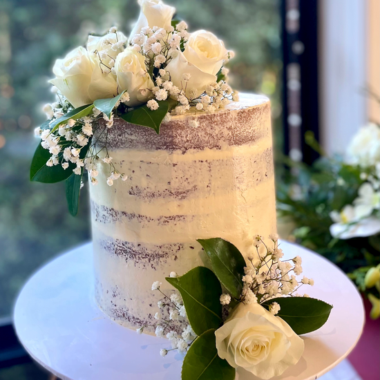 Wedding Cake Flower Arrangement