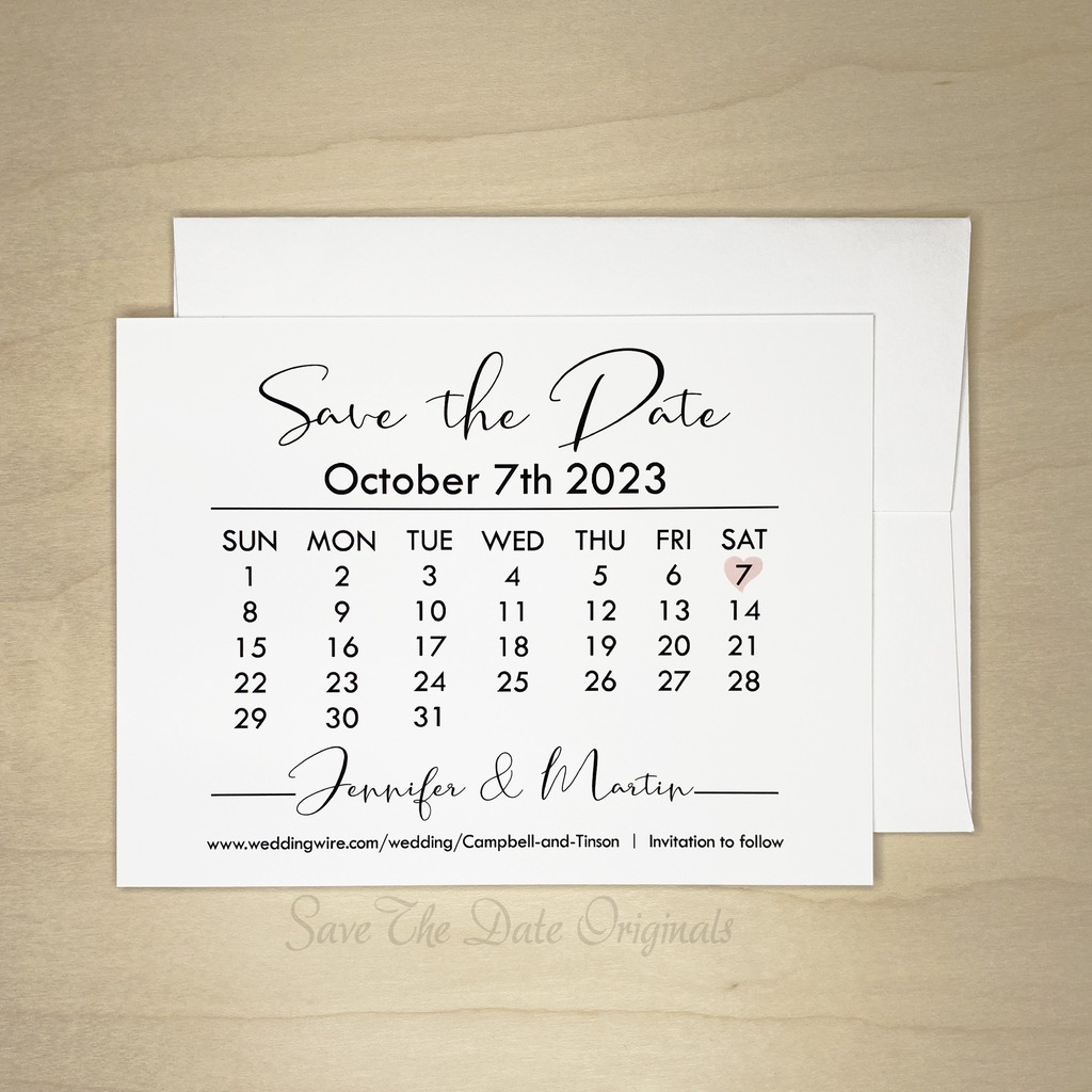 Minimalist Save the Date