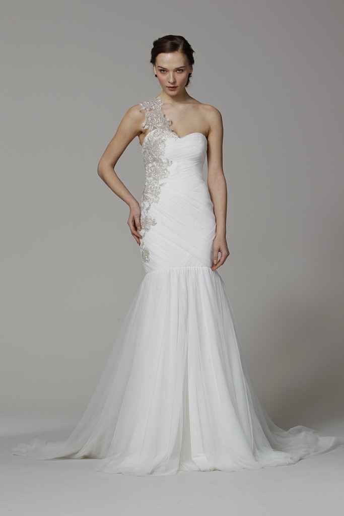 One Shoulder Wedding Dresses 2013