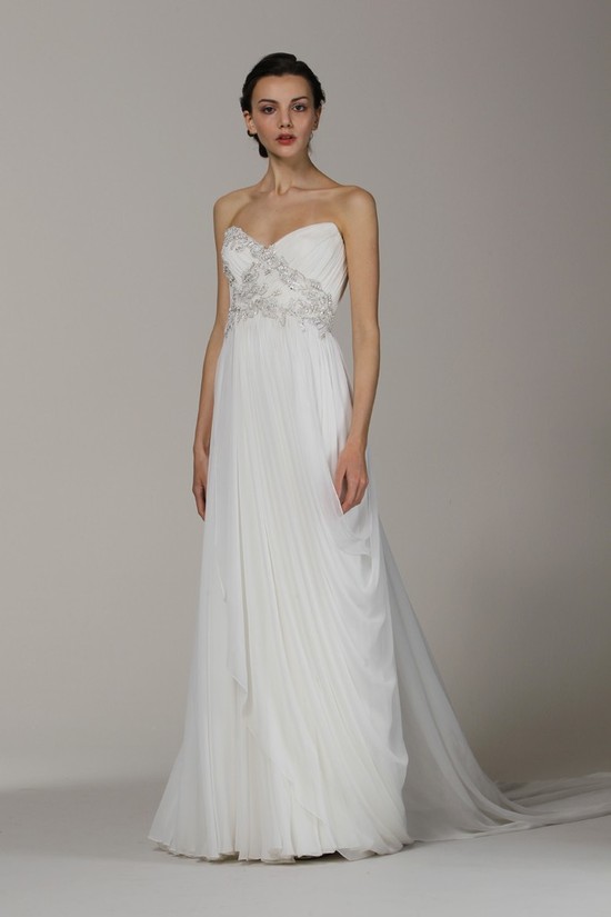 Marchesa wedding dress Spring 2013 bridal gowns sweetheart draped