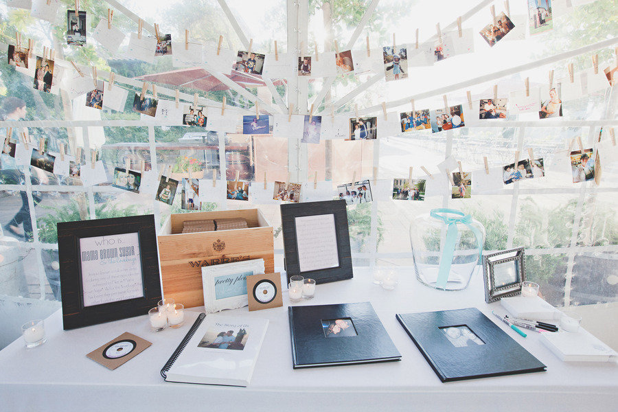 Unique Wedding Guest Books Using Vintage Poloroids