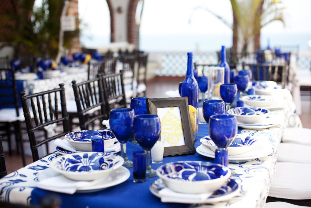 cobalt wedding