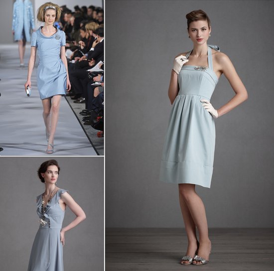 light blue bridesmaids dresses