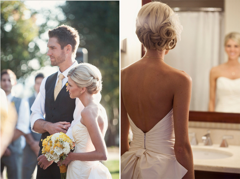 Gorgeous Bridal Updo With Curls And Braids