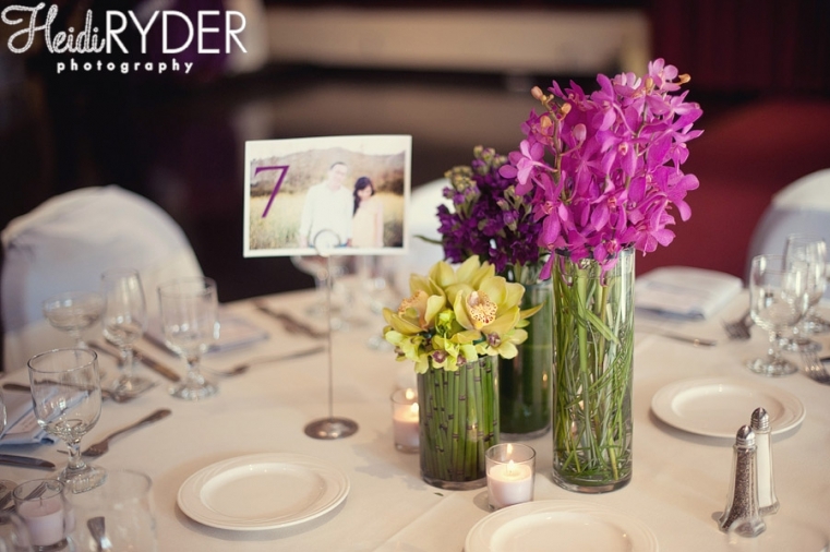 bamboo orchids wedding centerpieces