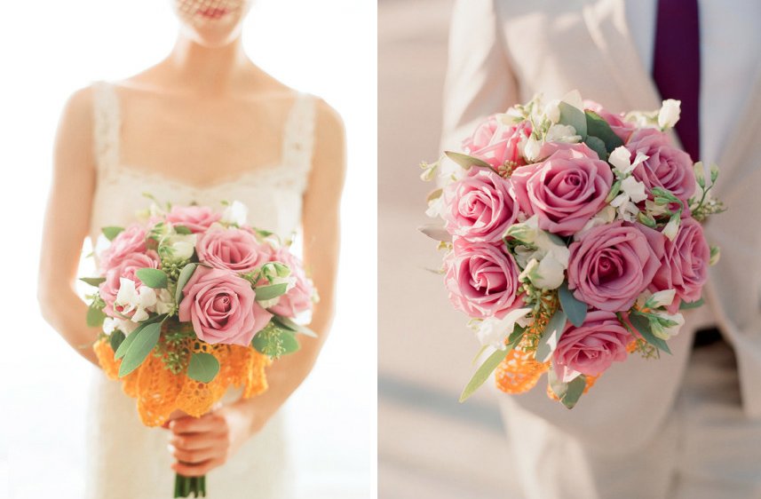 romantic roses wedding flower inspiration bridal bouquet 1