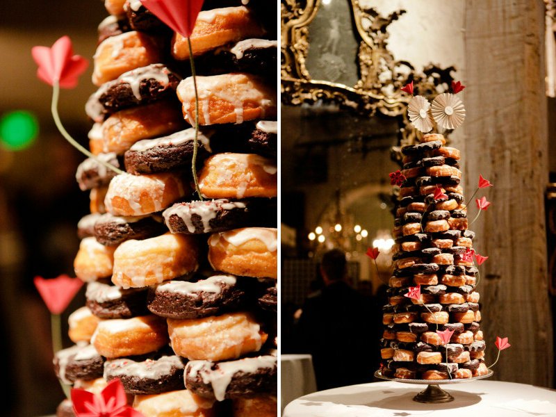 Unique Wedding Cakes Non Cake Reception Desserts Donuts