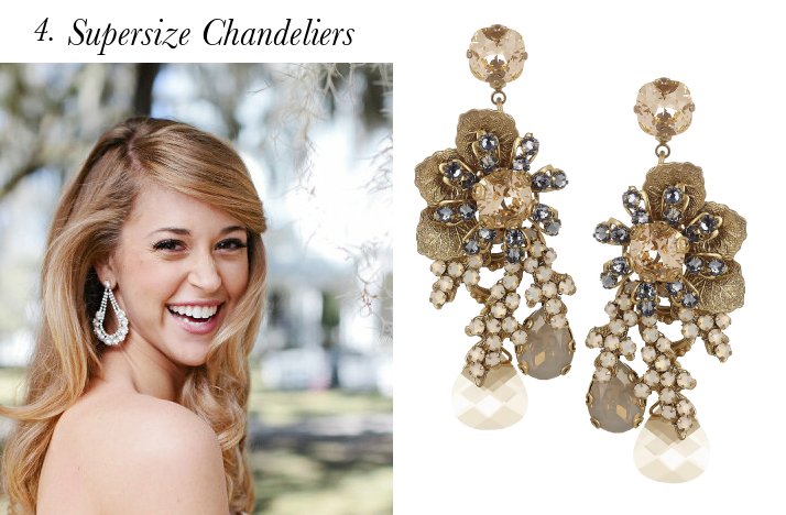 The Wedding Report Stylish Ideas Statement Chandelier Earrings