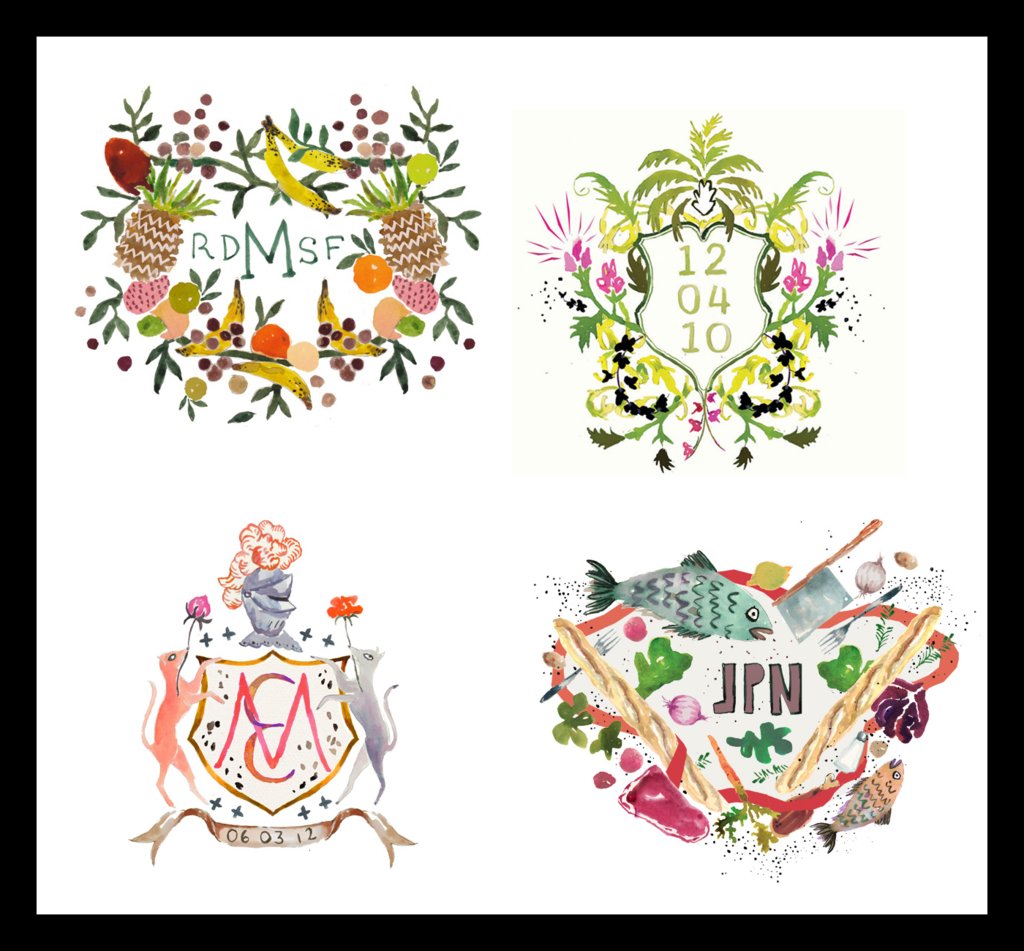 Wedding Ideas Custom Heraldry Artwork 3 Personalized Wedding Ideas Custom Heraldry Artwork 3