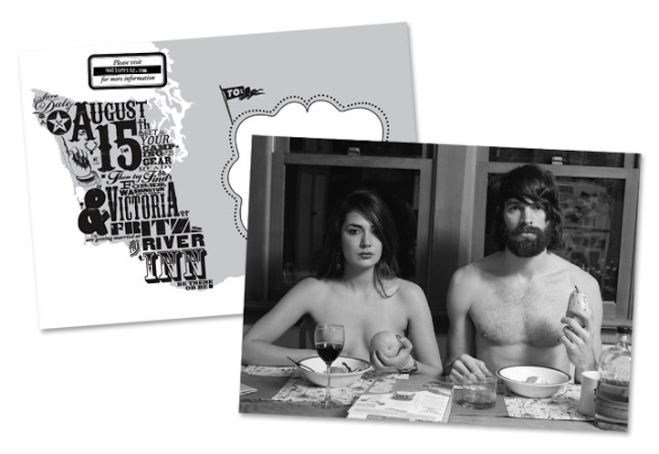 Funny Wedding Save The Dates Black And White