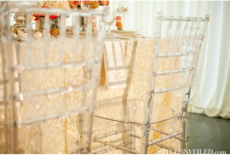 Lucite Wedding Chairs Elegant Reception 1